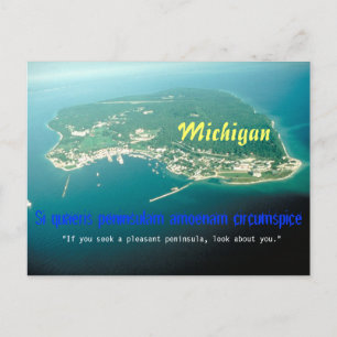 MichiganMottovykort Vykort