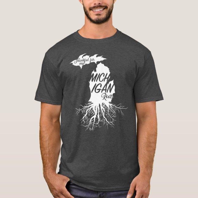 Michiganrötter T Shirt (Framsida)