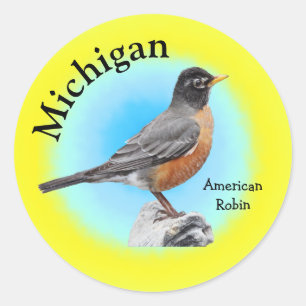 Michigans delstatsfödelse runt klistermärke