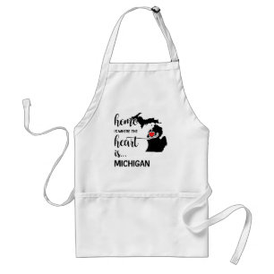 Michigans hem är där hjärtat finns förkläde