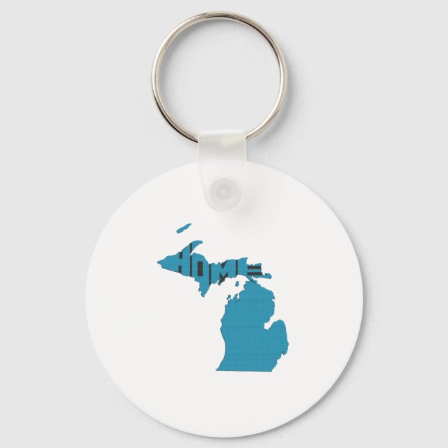 Michigans hemstat nyckelring (Framsida)