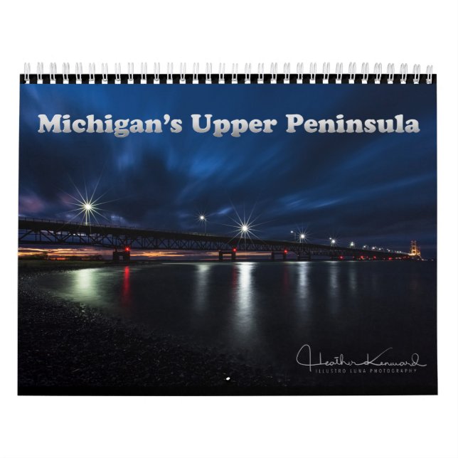Michigans kalender för övre Peninsulan (Omslag)