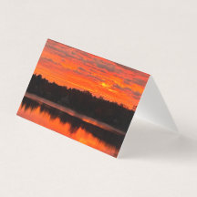 Michigans Lyon Lake Sunrise Vykort