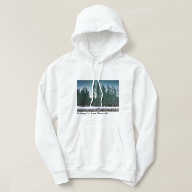 Michigans övre Peninsula Manistique Photo Hoodie (Design framsida)