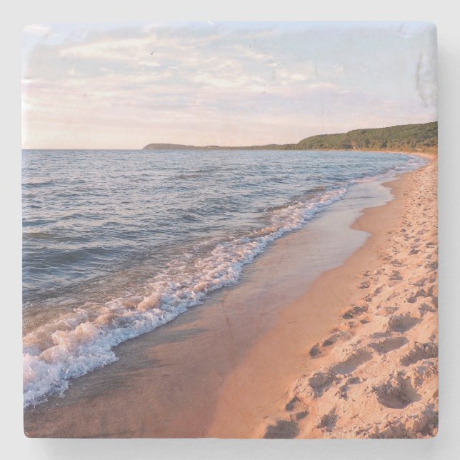 Michigansjön och Good Harbor Stenunderlägg (Framsidan)