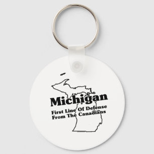 Michiganstaten Slogan Nyckelring