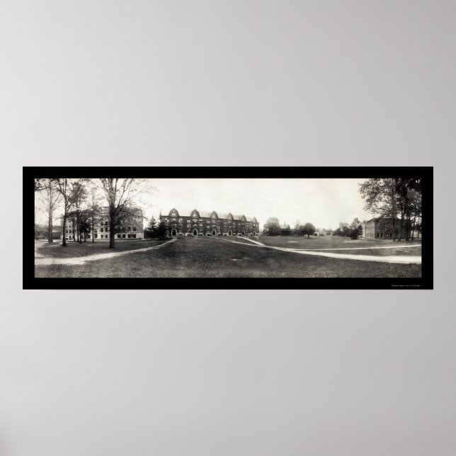 Michiganstaten Universiteten Photo 1912 Poster (Framsidan)