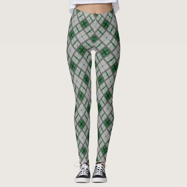 Michiganstaten Universiteten Tartan Leggings (Framsida)