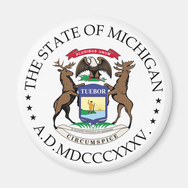 Michigantecken Magnet (Framsidan)