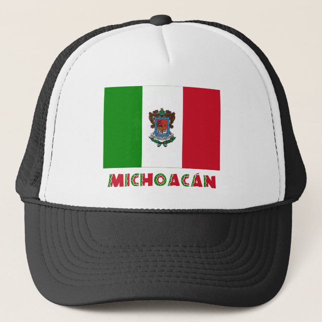 Michoacán inofficiell flagga truckerkeps (Framsida)