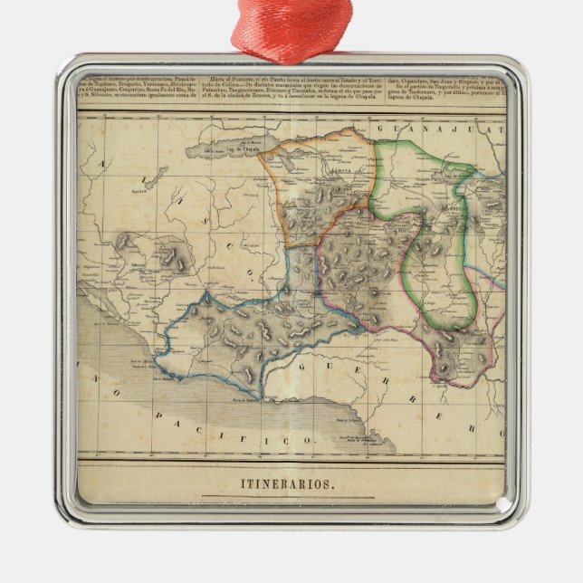 Michoacan Mexico 2 Julgransprydnad Metall (Framsidan)