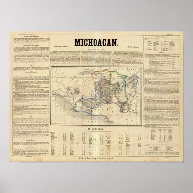 Michoacan, Mexiko 2 Poster (Framsidan)
