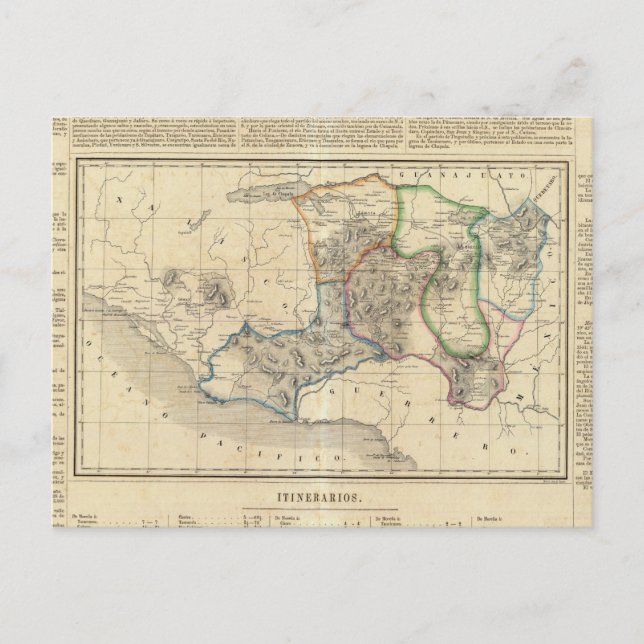 Michoacan, Mexiko 2 Vykort (Framsida)