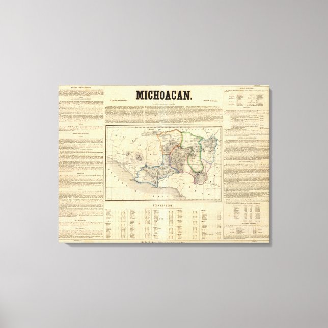 Michoacan, Mexiko Canvastryck (Framsida)