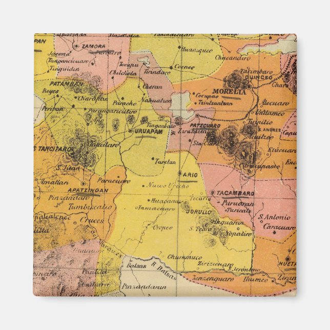 Michoacan, Mexiko Magnet (Framsidan)