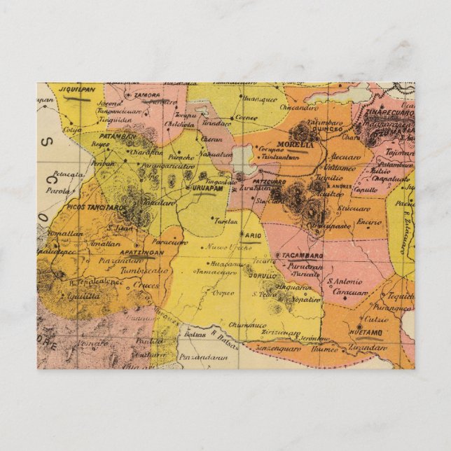 Michoacan, Mexiko Vykort (Framsida)