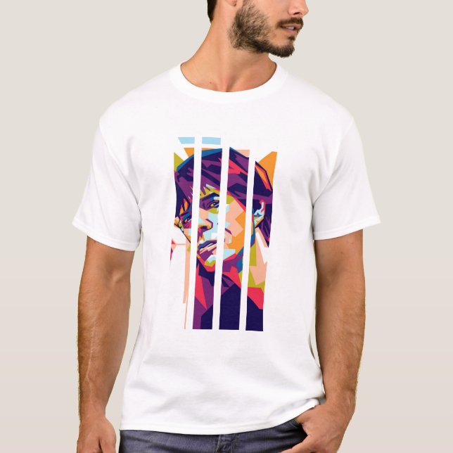 Mick Jagger Rock Legend - Rolling Stones Frontman  T Shirt (Framsida)