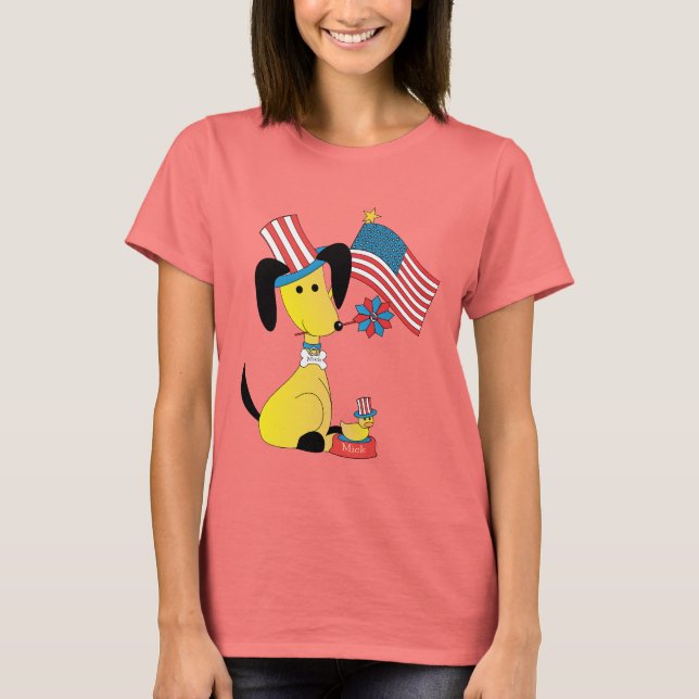 Mick och Henry Celebrate den 4 juli! Tee Shirt (Framsida)