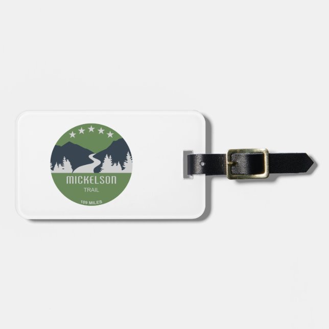 Mickelson Trail Bagagebricka (Horisontell Framsida)