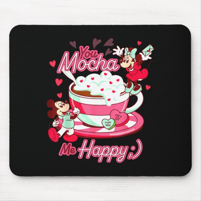 Mickey Amp Minnie Valentines Day You Mocha Me H  Musmatta (Framsidan)