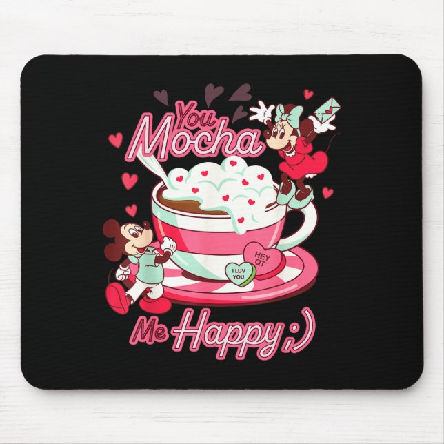 Mickey &amp; Minnie Valentine's Day You Mocha Me H Musmatta (Framsidan)