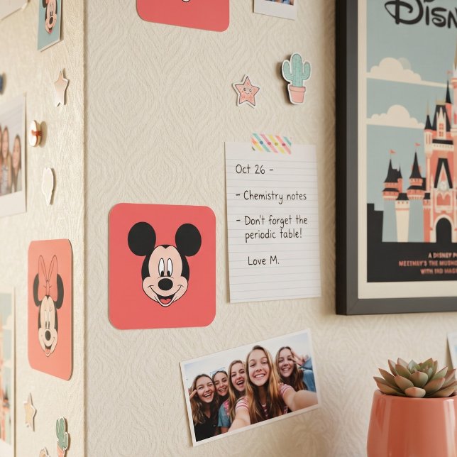 Mickey Fyrkantigt Klistermärke (Skapare uppladdad)