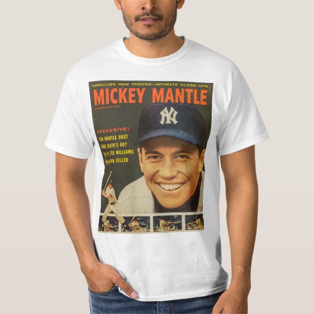 Mickey Mantle Magazine T Shirt (Framsida)