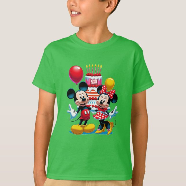Mickey & Minnie Birthday Bash Firande Tee (Framsida)