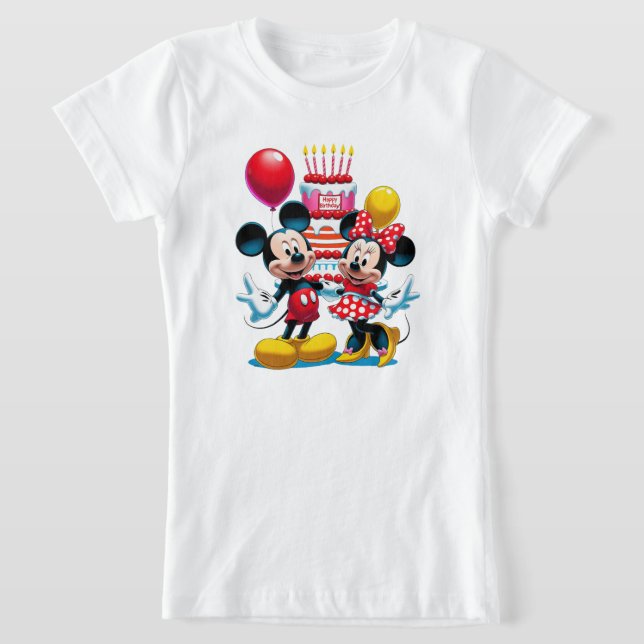 Mickey & Minnie Birthday Bash Firande Tee (Laydown)