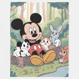 Mickey Mouse Blanket Fleecefilt