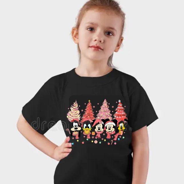 Mickey Mouse Christmas Tree DTF T-Shirt (Skapare uppladdad)