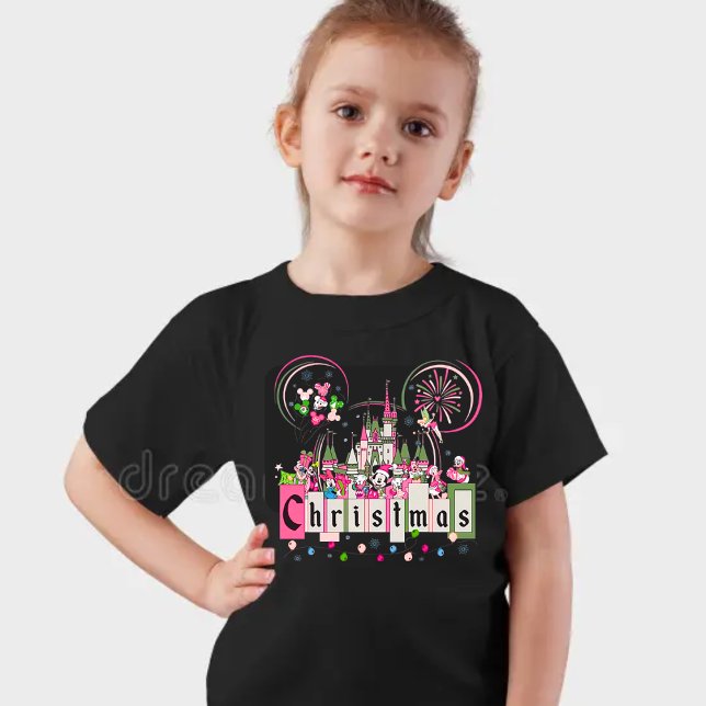 Mickey Mouse Ears, Castle & Disney Characters T Shirt (Skapare uppladdad)