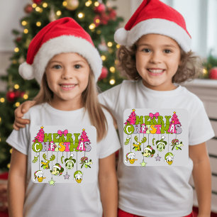 Mickey Mouse och vänner Glad jul T-shirt