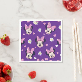 Mickey Mouse Polka Dot purple Baby Shower Pappersservett