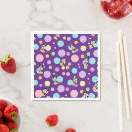 Mickey Mouse Polka Dot purple Baby Shower Pappersservett