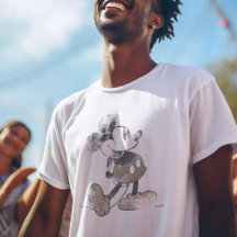 Mickey Mouse Vintage Utvaskad Design
