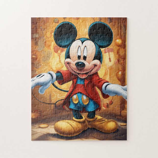 Mickey muse charcter tecknad pussel (Vertikal)