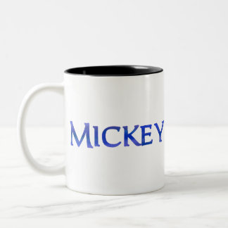 Mickey (namn) Två-Tonad mugg