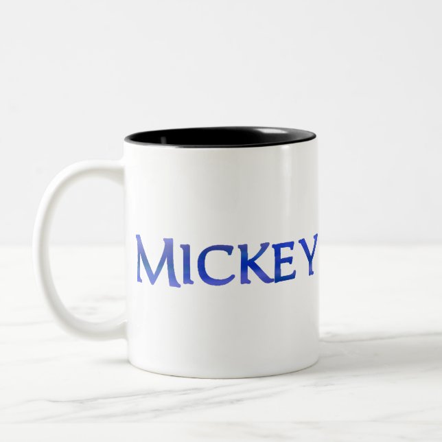 Mickey (namn) Två-Tonad mugg (Vänster)