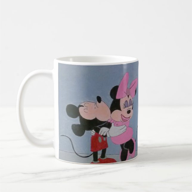 MICKEY- OCH MINNIE-KÄRLEK KAFFEMUGG (Vänster)