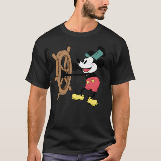 Mickey Steamboat Willie (offentlig domän) T Shirt