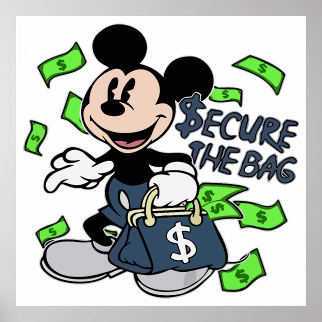 Mickey Vibrant Prosperity Motivation Poster (Framsidan)