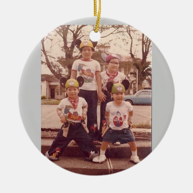 Mickey Wongs Julgransprydnad Keramik (Framsidan)