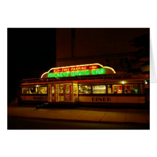 Mickeys middag hälsningskort