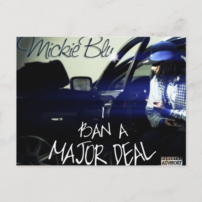 MICKIE BLU VYKORT (Framsida)