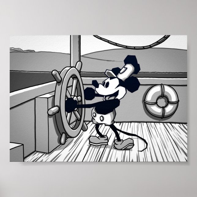 Micking Mouse i Steamboat Micking Poster (Framsidan)