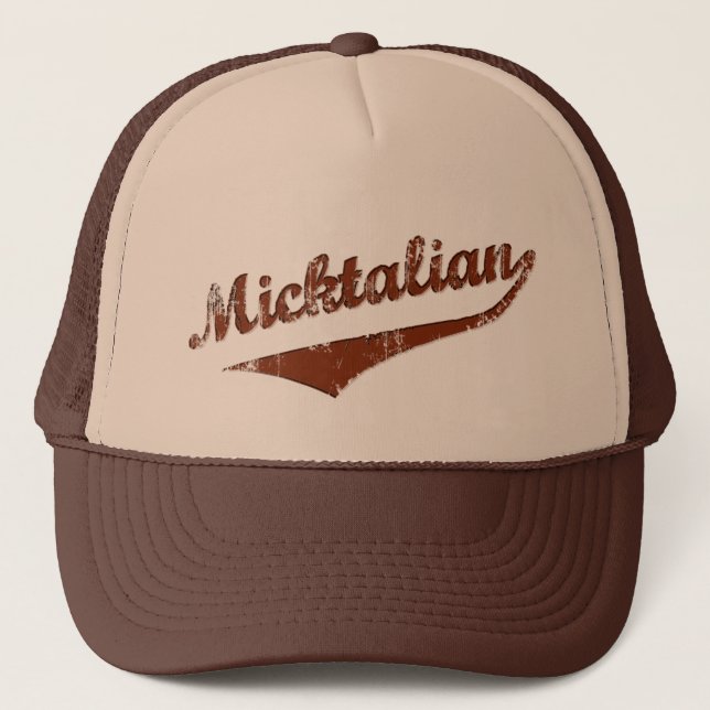 Micktalian Vintage Rolig Irländsk Italiensk Hatt Keps (Framsida)