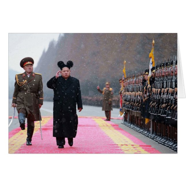 MICKY I KOREA HÄLSNINGSKORT (Framsidan Horizontal)