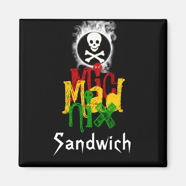 MicMadNix Sandwich Magnet (Framsidan)