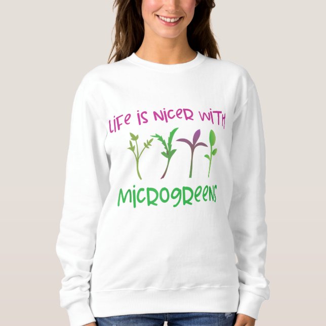 Micro Grönts Grower Toppen Mat Älskare Urban Garde T Shirt (Framsida)